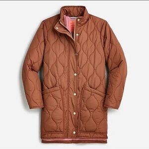 J. Crew Quilted Cocoon Puffer With Primaloft XXS